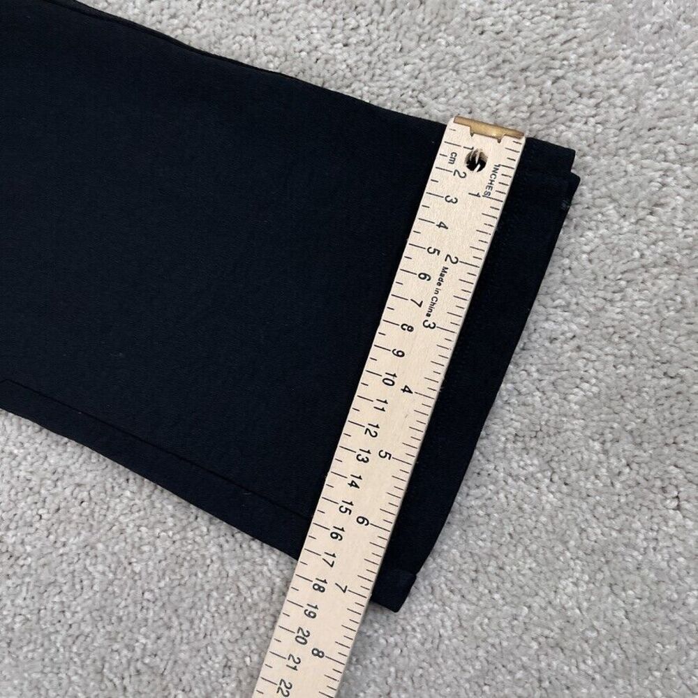 American Giant Pants Womens 8 Black No BS Ponte Kick Flare Crop Pull On‎ Stretch - Picture 10 of 12